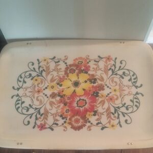 Floral Decorative Tray